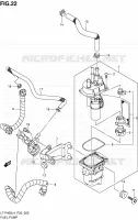 FUEL PUMP for Suzuki KINGQUAD 400 2014