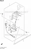 GEAR LEVER (LT F400L4 P33) for Suzuki KINGQUAD 400 2014