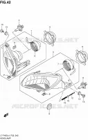 HEADLIGHT for Suzuki KINGQUAD 400 2014