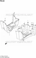 MUDGUARD (LT F400ZL4 P33) for Suzuki KINGQUAD 400 2014