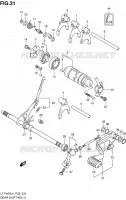SHIFT (1) (LT F400L4 P33) for Suzuki KINGQUAD 400 2014