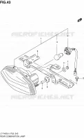 TAIL LIGHT ASSY for Suzuki KINGQUAD 400 2014