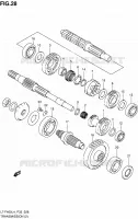 TRANSMISSION (2) for Suzuki KINGQUAD 400 2014