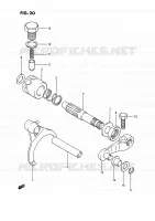 DIFFERENTIAL LOCK for Suzuki KINGQUAD 250 1995