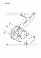 FRONT BRAKE (MODELE M/N/P/R/S) for Suzuki KINGQUAD 250 1995