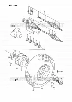 FRONT WHEEL (MODELE P/R/S) for Suzuki KINGQUAD 250 1995