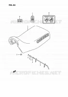 SEAT for Suzuki KINGQUAD 250 1995