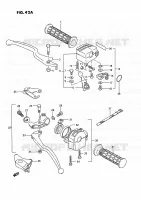 SWITCHES (MODELE S E17,E24) for Suzuki KINGQUAD 250 1995