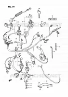 WIRING HARNESS for Suzuki KINGQUAD 250 1995