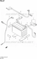 BATTERY for Suzuki QUADSPORT 400 2013
