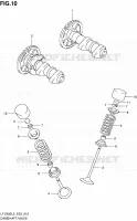 CAMSHAFT   VALVES for Suzuki QUADSPORT 400 2013