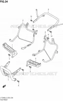 FOOTREST for Suzuki QUADSPORT 400 2013