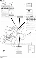 LABEL for Suzuki QUADSPORT 400 2013