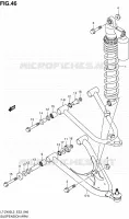 SHOCK ABSORBER   WISHBONE for Suzuki QUADSPORT 400 2013