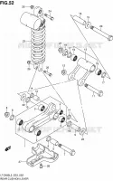 SHOCK ABSORBER LINKAGE for Suzuki QUADSPORT 400 2013