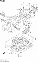 SWINGARM for Suzuki QUADSPORT 400 2013