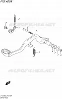 BRAKE PEDAL for Suzuki QUADSPORT 400 2016