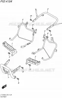 FOOTREST for Suzuki QUADSPORT 400 2016