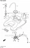 FUEL TANK for Suzuki QUADSPORT 400 2016