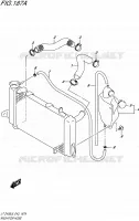 RADIATOR HOSE for Suzuki QUADSPORT 400 2016