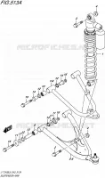 SHOCK ABSORBER   WISHBONE for Suzuki QUADSPORT 400 2016