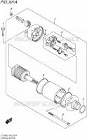 STARTER MOTOR for Suzuki QUADSPORT 400 2016