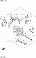 THROTTLE BODY for Suzuki QUADSPORT 400 2016