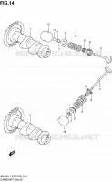 CAMSHAFT   VALVES for Suzuki BURGMAN 400 2011