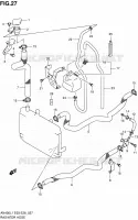 RADIATOR HOSE for Suzuki BURGMAN 400 2011