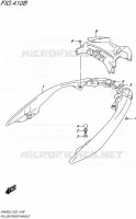 BACKREST (AN400AL5 E02) for Suzuki BURGMAN 400 2015