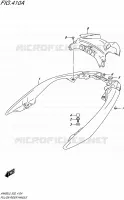 BACKREST (AN400L5 E19) for Suzuki BURGMAN 400 2015