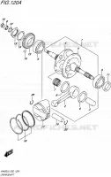 CRANKSHAFT for Suzuki BURGMAN 400 2015