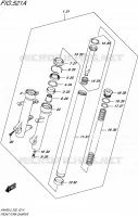 FRONT FORK (AN400L5 E19) for Suzuki BURGMAN 400 2015