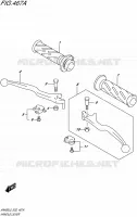 HANDGRIPS   LEVERS  (AN400L5 E19) for Suzuki BURGMAN 400 2015