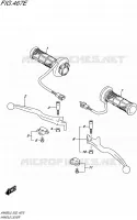 HANDGRIPS   LEVERS  (AN400ZAL5 E19) for Suzuki BURGMAN 400 2015