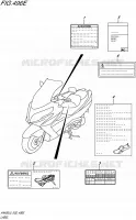 LABEL (AN400ZAL5 E19) for Suzuki BURGMAN 400 2015
