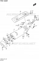 MUFFLER for Suzuki BURGMAN 400 2015