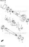 TRANSMISSION (2) for Suzuki BURGMAN 400 2015