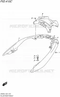 BACKREST (AN400AL5 E19) for Suzuki BURGMAN 400 2015