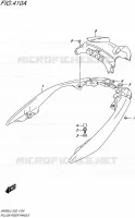 BACKREST (AN400L5 E19) for Suzuki BURGMAN 400 2015