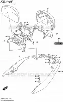 BACKREST (AN400ZAL5 E19) for Suzuki BURGMAN 400 2015