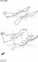 LOWER FAIRING (AN400ZAL5 E19) for Suzuki BURGMAN 400 2015
