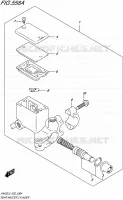 REAR MASTER CYLINDER for Suzuki BURGMAN 400 2015