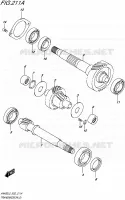 TRANSMISSION (2) for Suzuki BURGMAN 400 2015