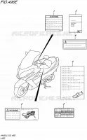 LABEL (AN400ZAL5 E19) for Suzuki BURGMAN 400 2015