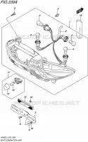 TAIL LIGHT ASSY for Suzuki BURGMAN 400 2015