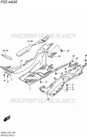 FOOTREST for Suzuki BURGMAN 400 2015