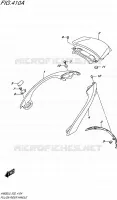 BACKREST (AN650L5 E19) for Suzuki BURGMAN 650 2015