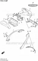 BACKREST (AN650ZL5 E02) for Suzuki BURGMAN 650 2015