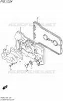 CYLINDER HEAD COVER for Suzuki BURGMAN 650 2015